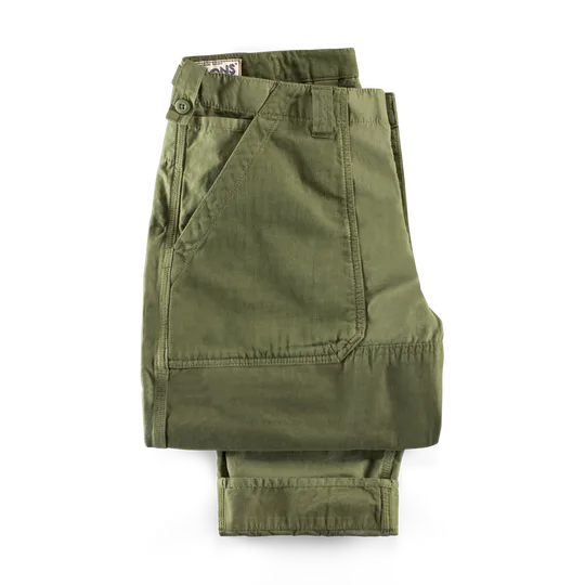&SONS Fatigue Pant Army Green