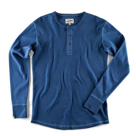 The New Elder Henley Shirt Indigo