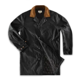 Outrider Waxed Coat Black