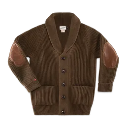 Pioneer British Wool Cardigan Brown