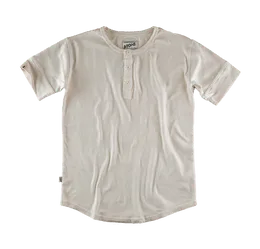 The New Elder Henley Short Sleeve Shirt Raw