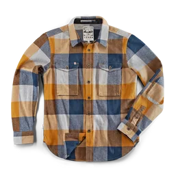 &SONS Big Yukon Flannel Check Shirt Tan