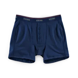 &SONS Essentials Boxer Shorts Indigo