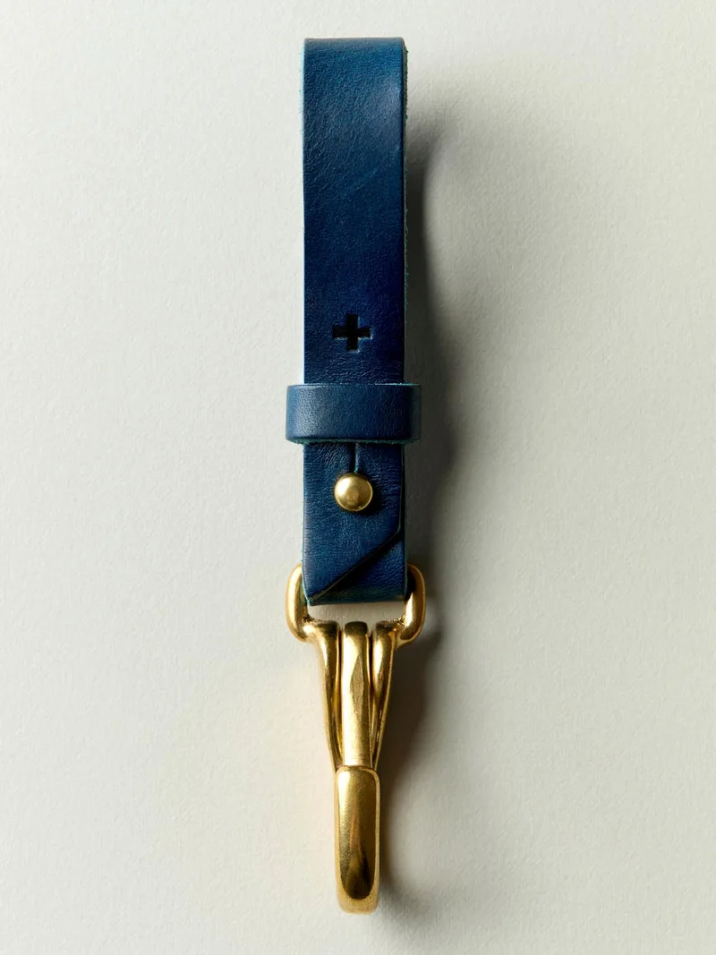 emil erwin x i+w keychain in blue