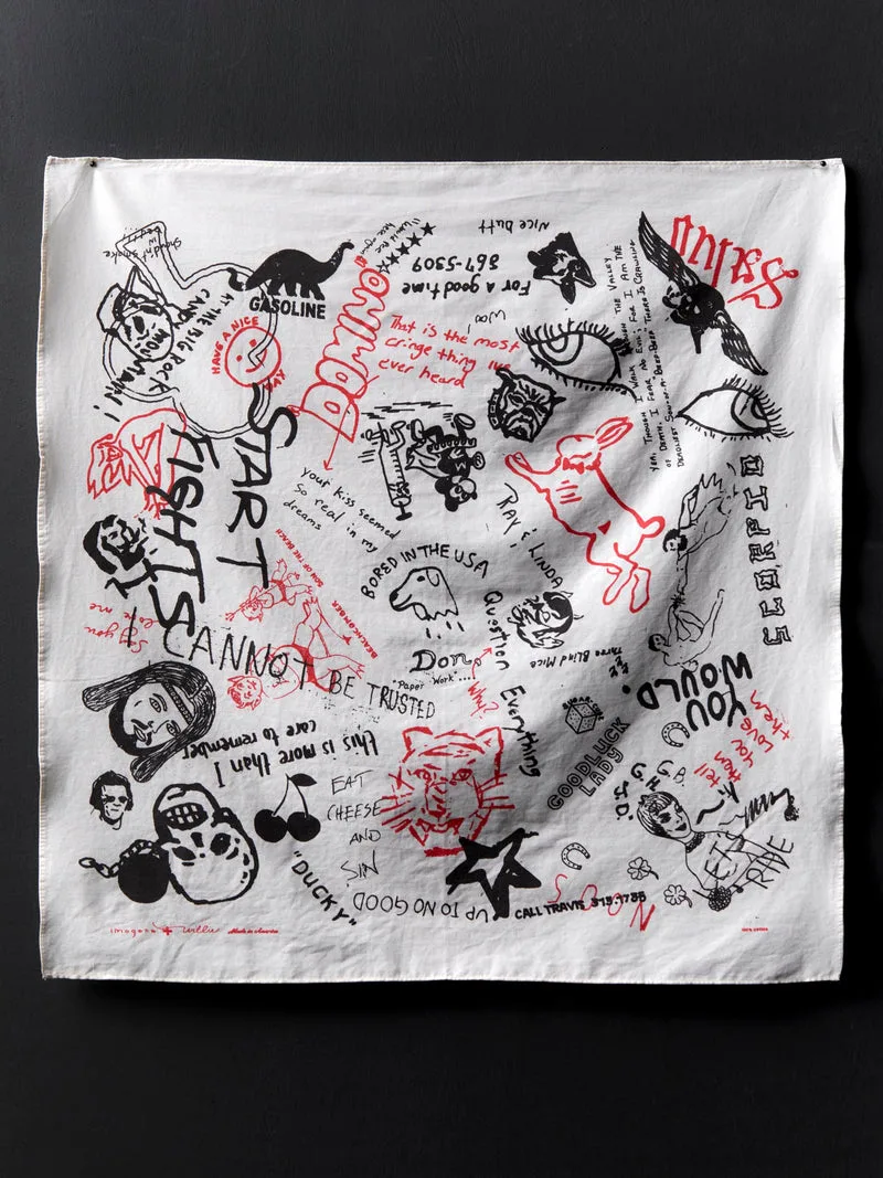 the "graffiti" bandana