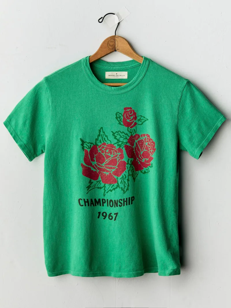 the "championship" tee