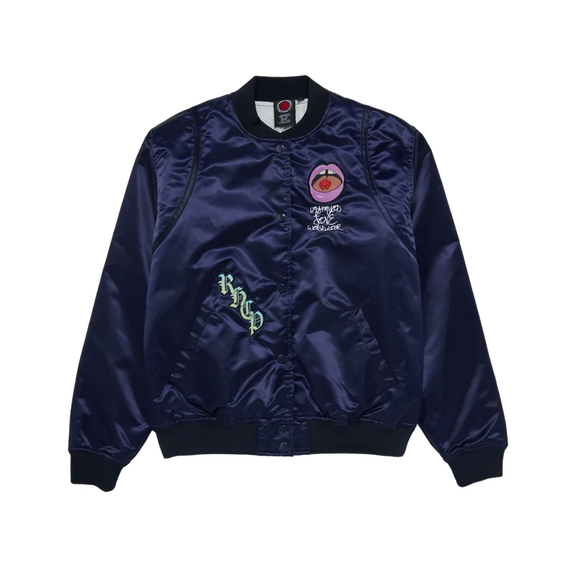 Embroidered Satin Official Tour Bomber