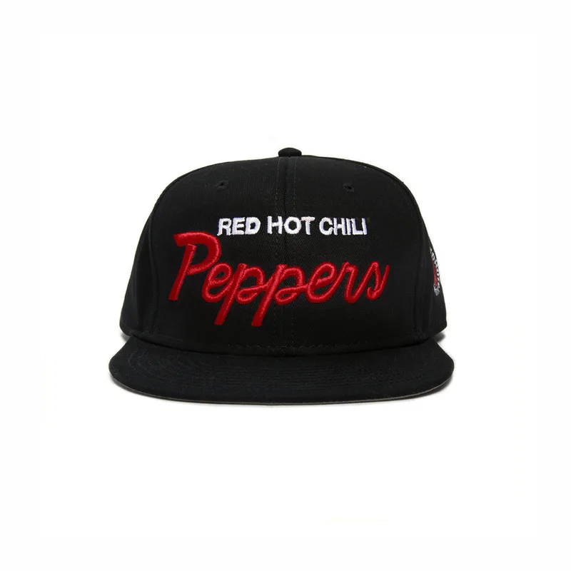 Peppers Snapback Hat Classic Black