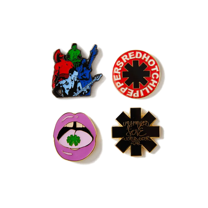 Rhcp Enamel Pin Set