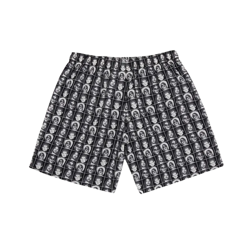Grid Nylon Shorts