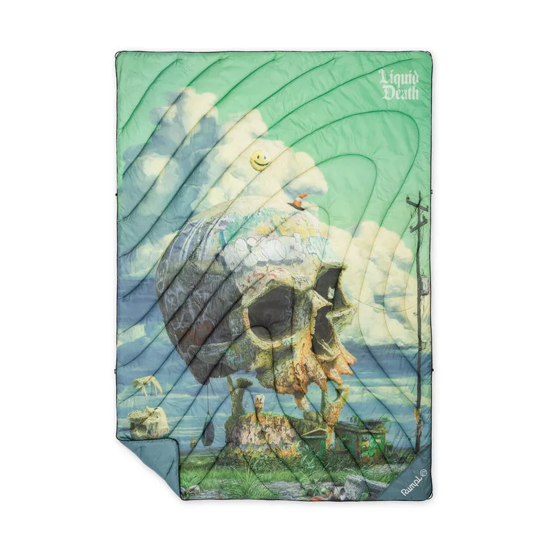 Liquid Death X Rumpl Dirt Nap Blanket
