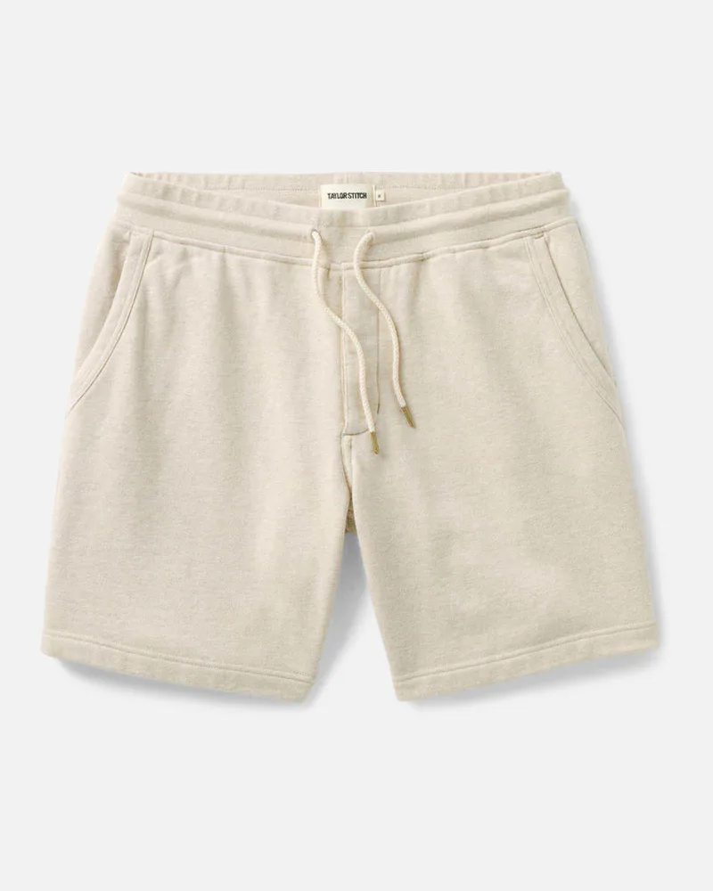 The Sunset Short in Heather Oat Terry
