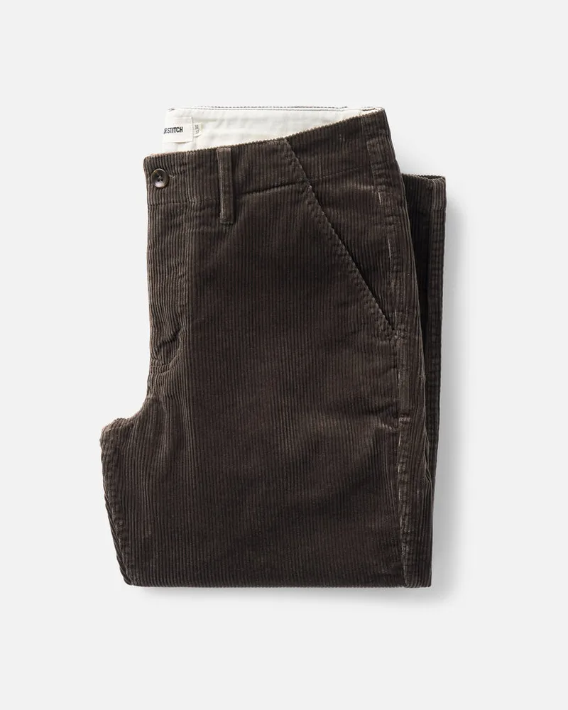 The Carnegie Pant in Soil Corduroy