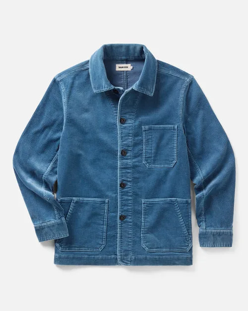 The Ojai Jacket in Washed Indigo Corduroy