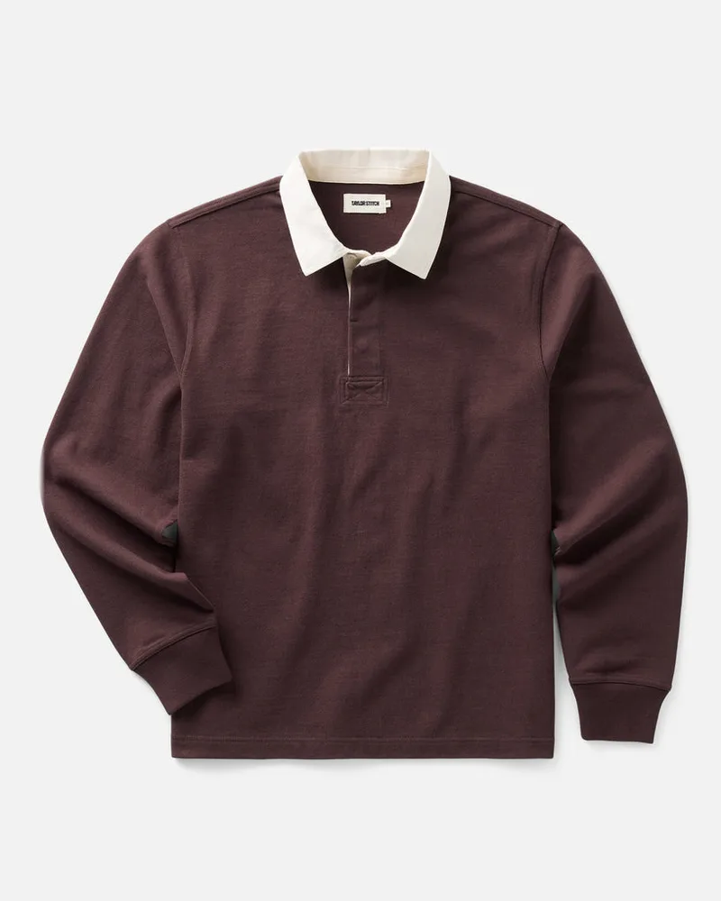 The Rugby Shirt in Burgundy