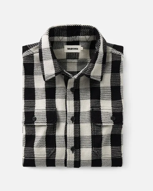 The Division Shirt in Black Indigo Check