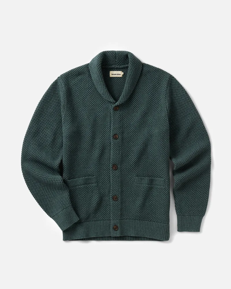 The Crawford Sweater in Dark Forest Twist