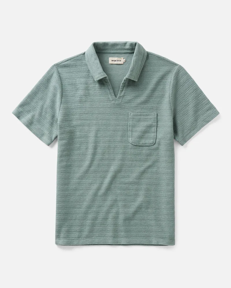The Meridian Polo in Faded Pine