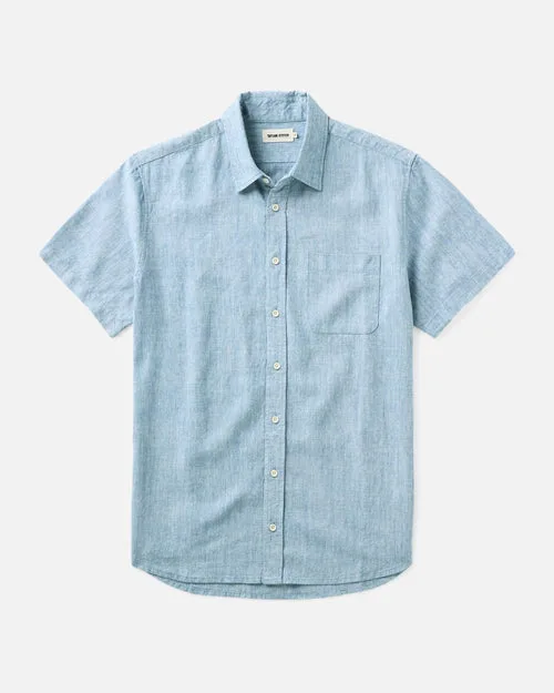 The Short Sleeve California in Sky Hemp