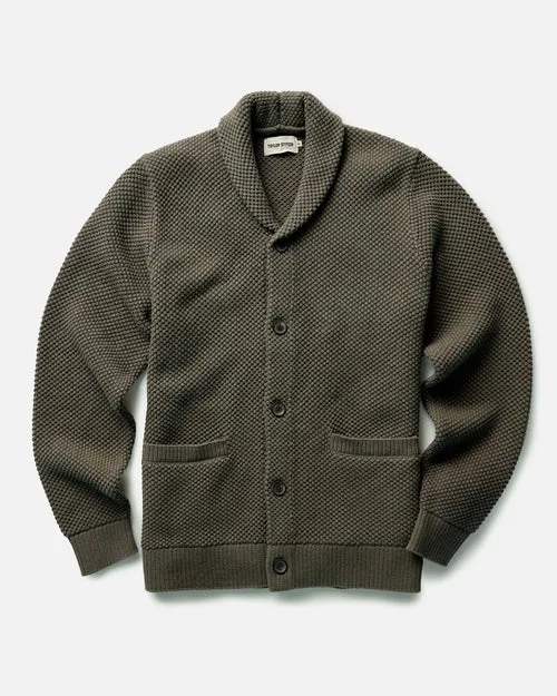 The Crawford Sweater in Fatigue Olive