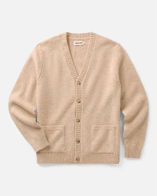 The Eastmoor Cardigan in Oatmeal Wool