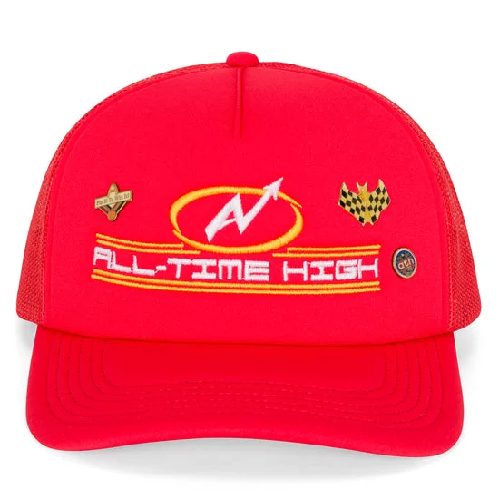Pinned Car Club Trucker Hat (Red)