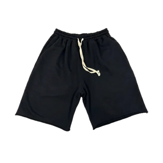 French Terry Chopped Sweats (Rinsed Black)