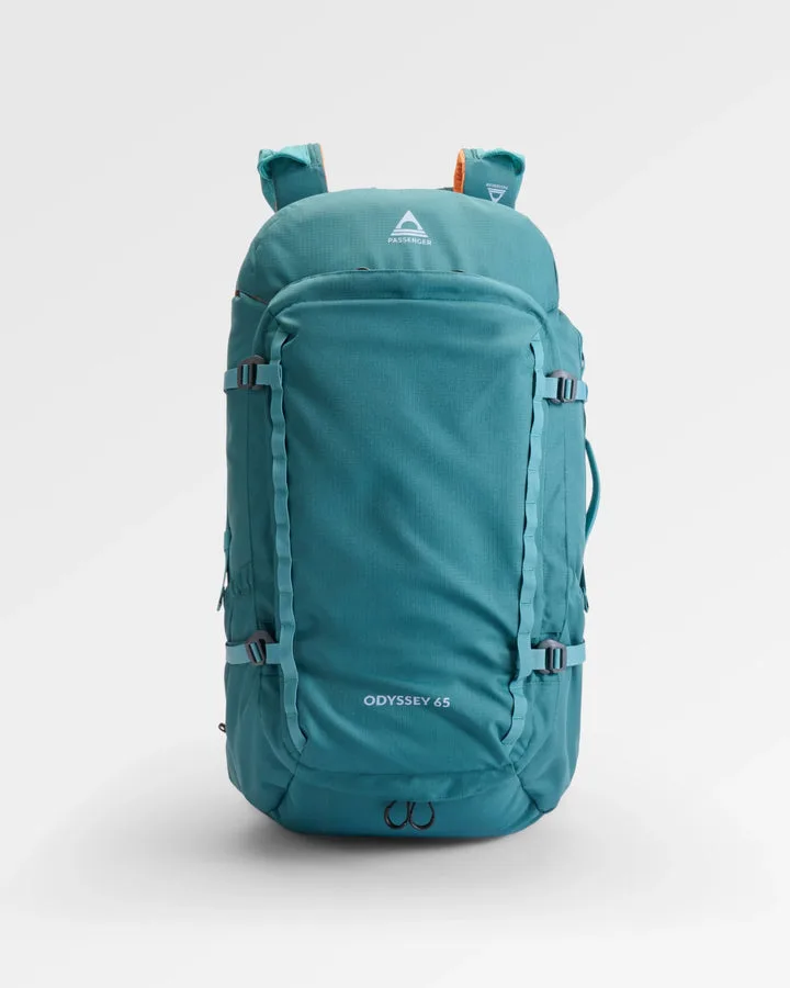 Odyssey 65L Backpack - Mediterranean - Flatlay