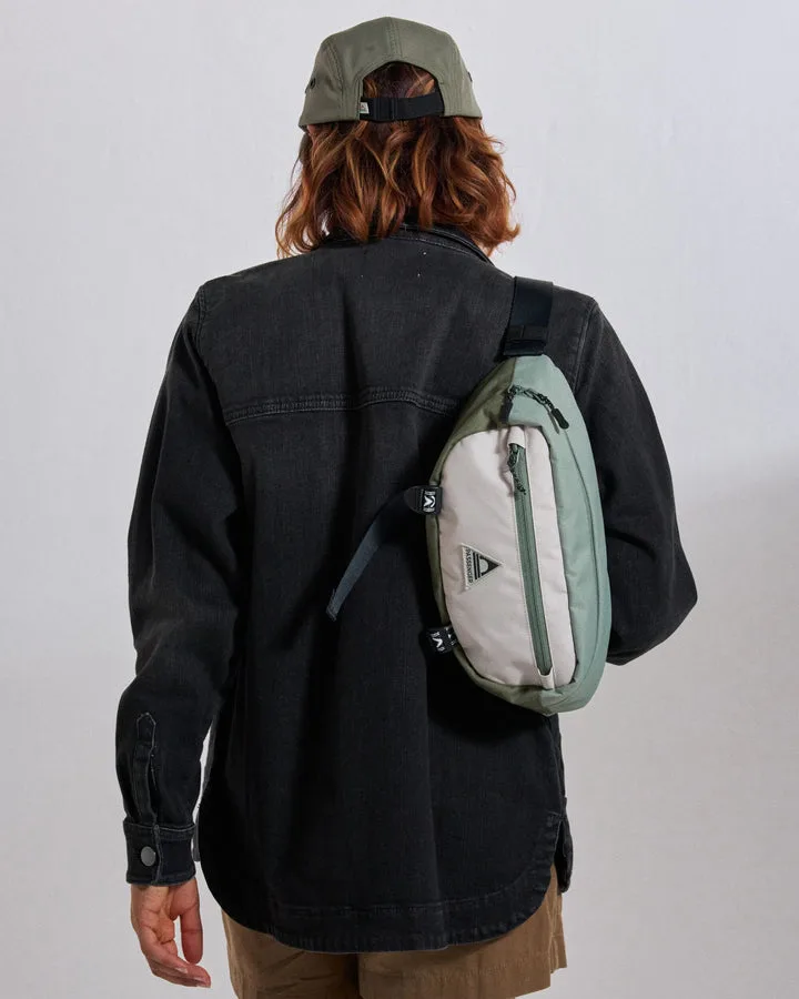 Boondocker Hip Pack - Pistachio/Misty Grey - Flatlay