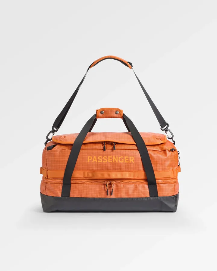 Roamer Recycled 60l Split Duffel Bag Sunrise Orange