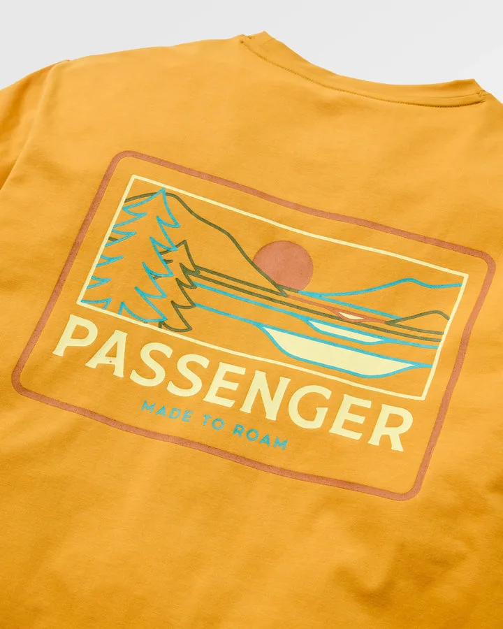 Roamer Mens Recycled Active T Shirt Spruce Yellow