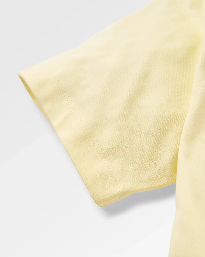 Roamer Patch Relaxed Fit T Shirt Pale Yellow