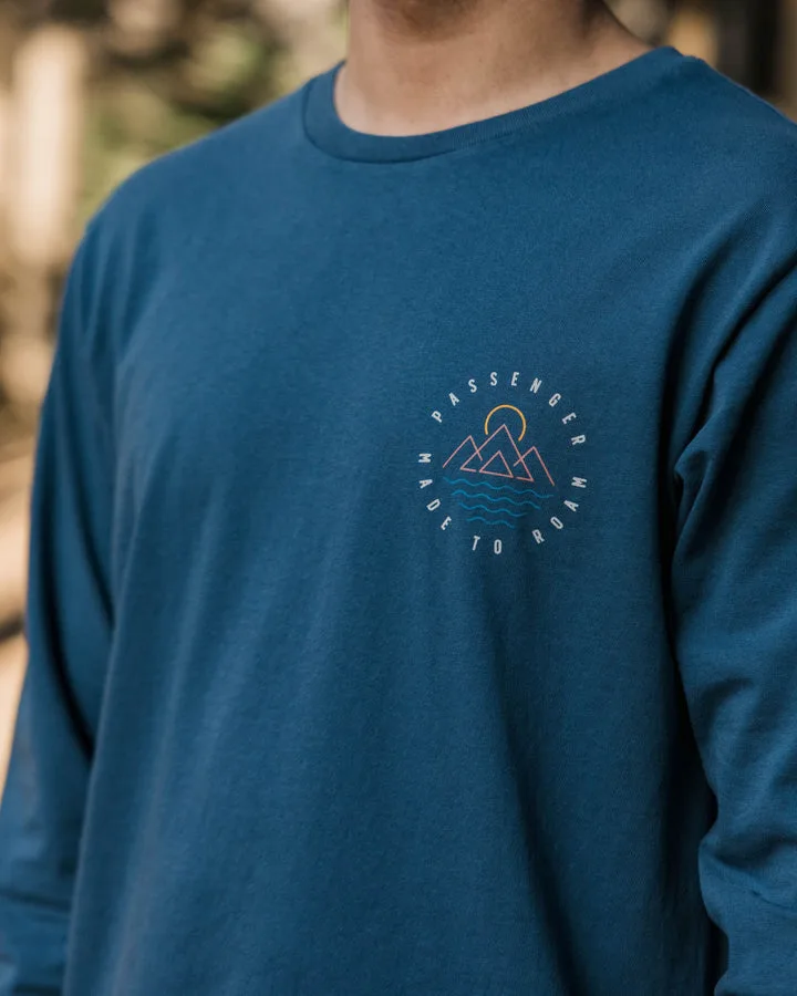Escapism Ls T Shirt 7310 Dark Denim