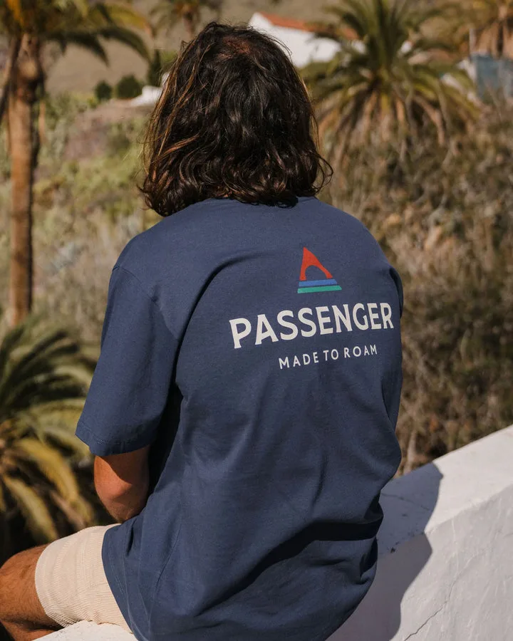 Passenger Recycled Cotton T Shirt Rich Navy