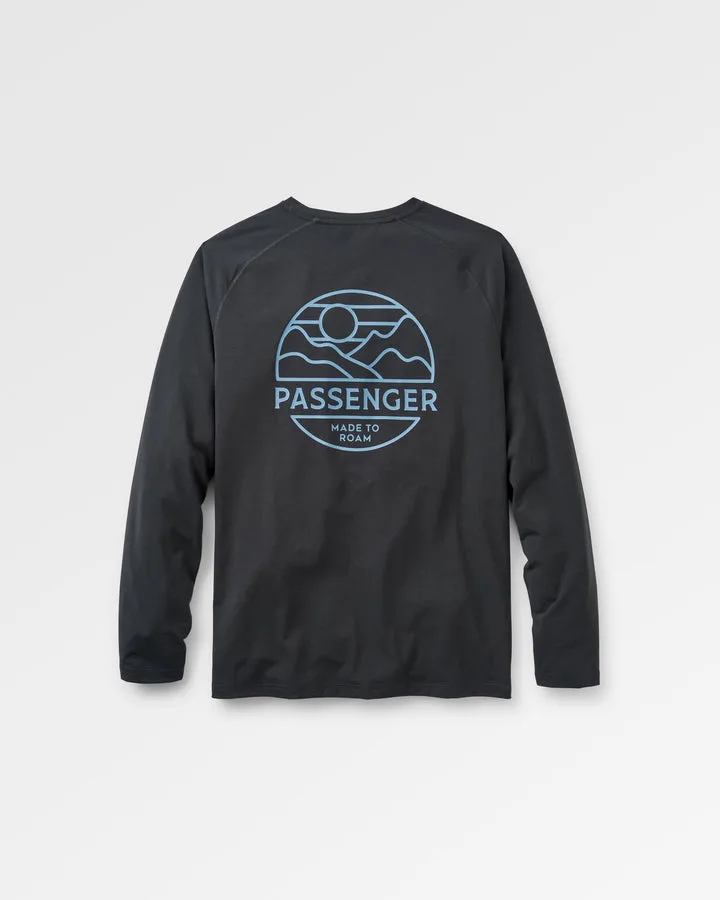 Sedona Recycled Active Ls T Shirt Blac