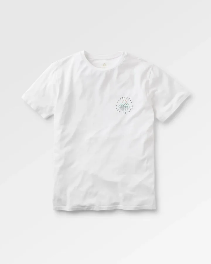 Escapism Recycled Cotton T Shirt White 4957