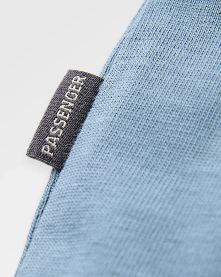 Vita Regenerative Cotton Relaxed Fit Ls T Shirt Stormy Blue