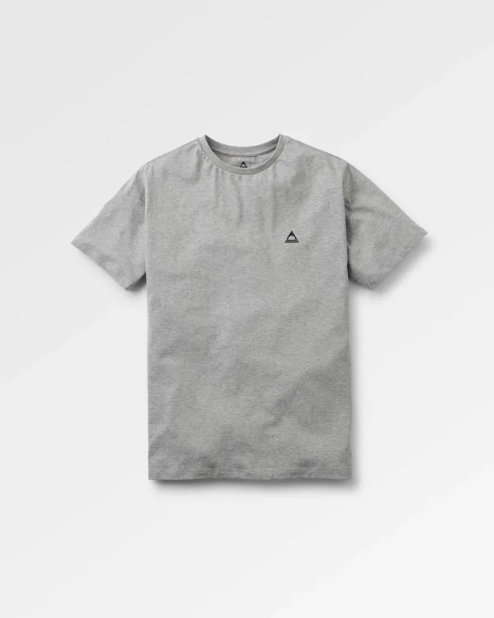Classic Logo Cotton T Shirt V2 Mid Grey Marl