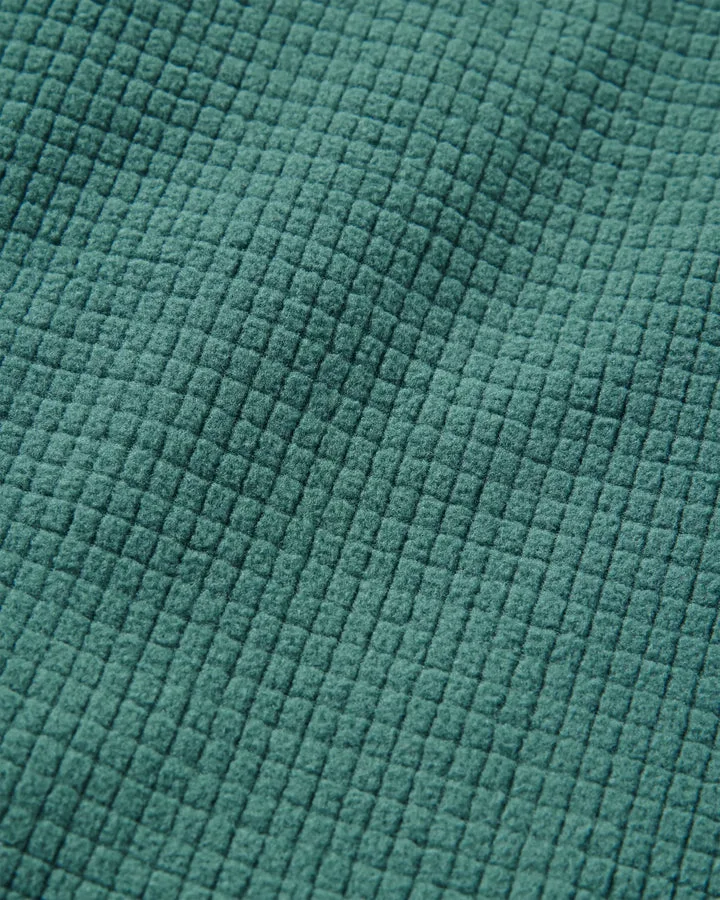 Forestscape Recycled Fleece Crew Deep Ocean