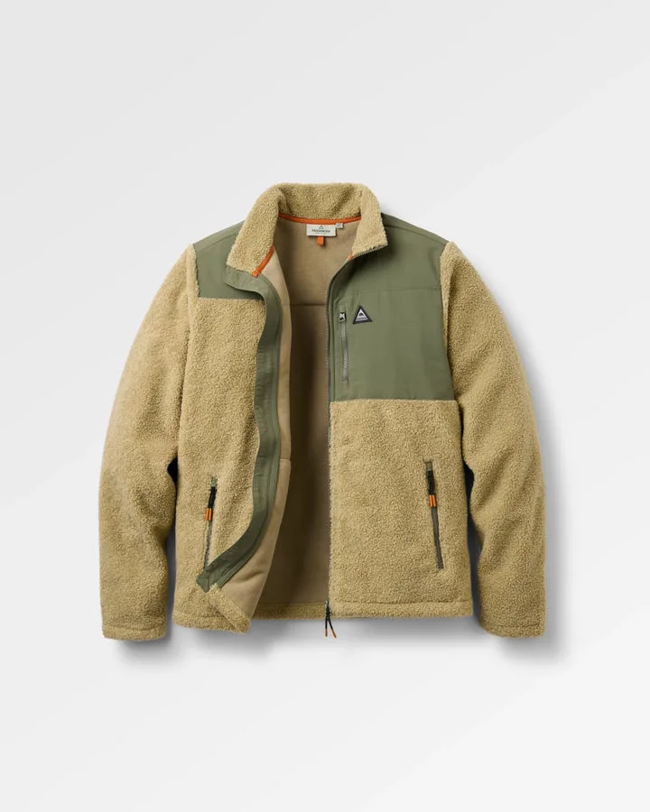Wide Pine Recycled Windproof Fleece Oatmeal