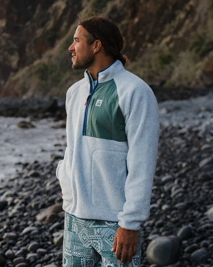 Offgrid 2 0 1 2 Zip Recycled Sherpa Fleece Grey Marl 2 7898