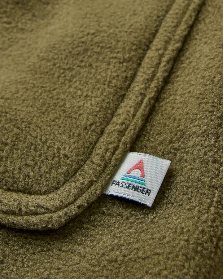 Adapt Fleece Overshirt Dark Olive