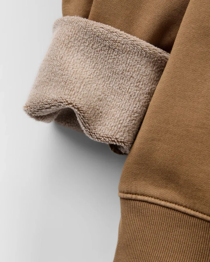 Vita Regenerative Cotton Relaxed Fit Sweatshirt Caramel