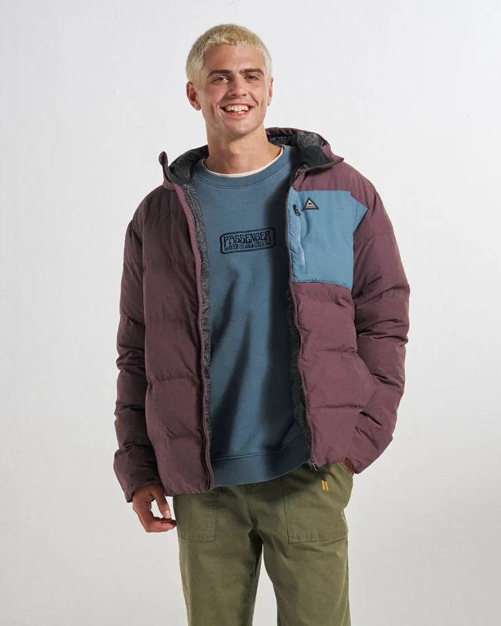 Oceanic Heavyweight Insulated Full Zip Jacket Brambleberry