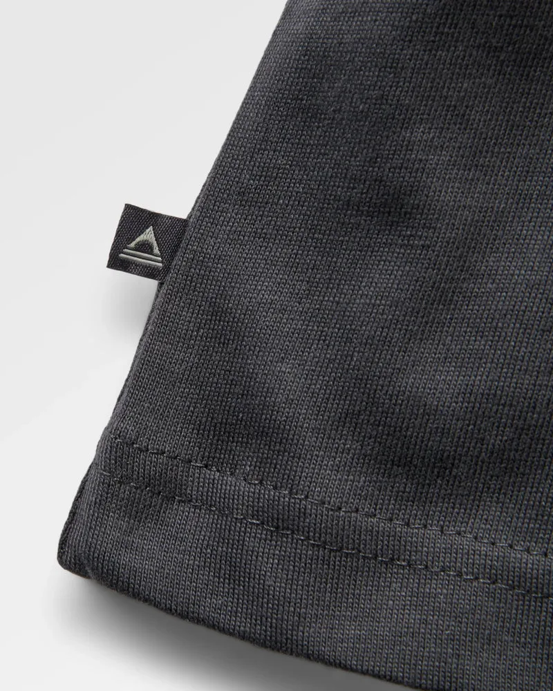 Slower Rhythms Ls Relaxed Fit T Shirt Faded Black