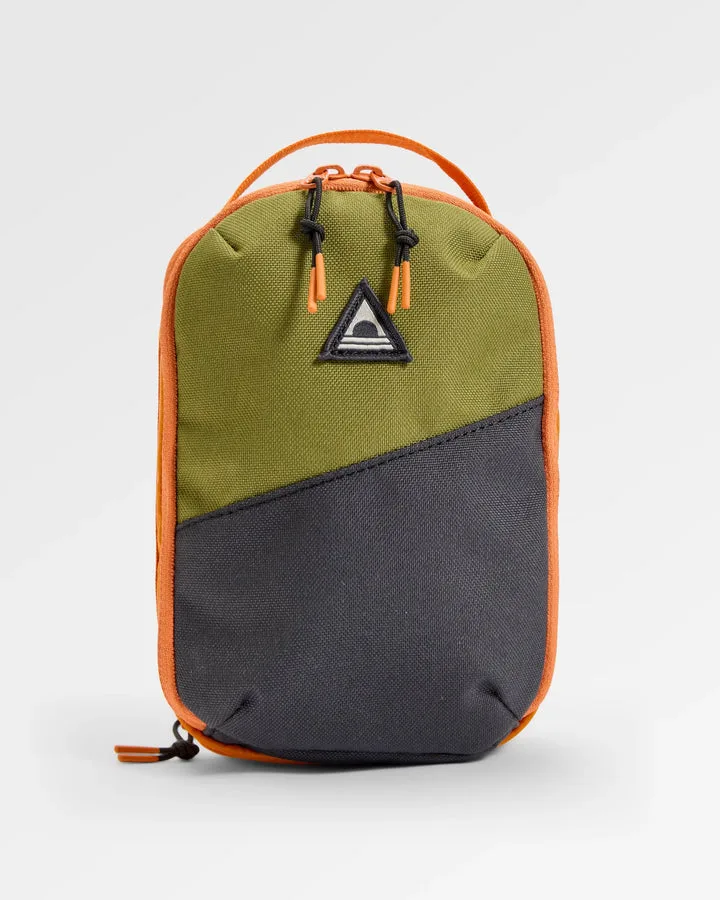 Packing Cube 2L - Black/Khaki - Flatlay