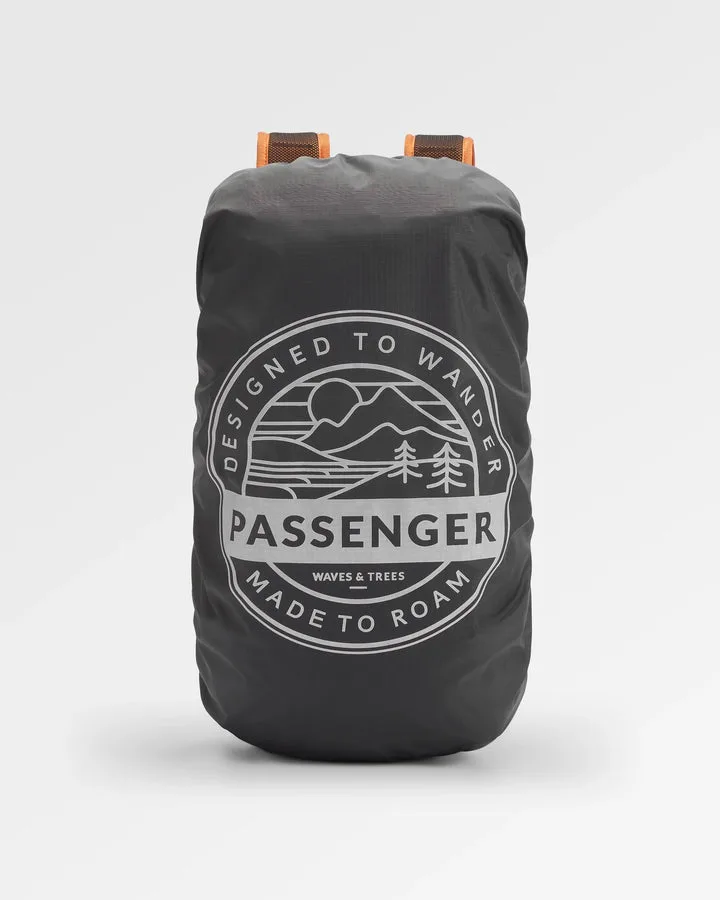 Waterproof Backpack Cover (18-35L) - Black - Flatlay