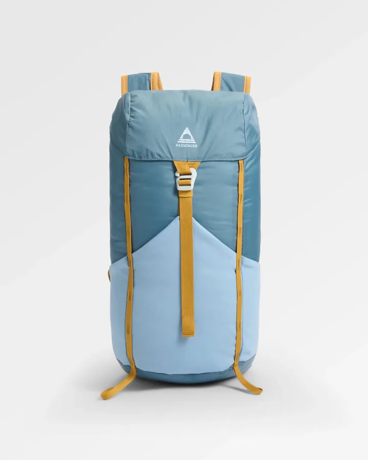 Travelscape Light 24L Backpack - Stormy Blue - Flatlay