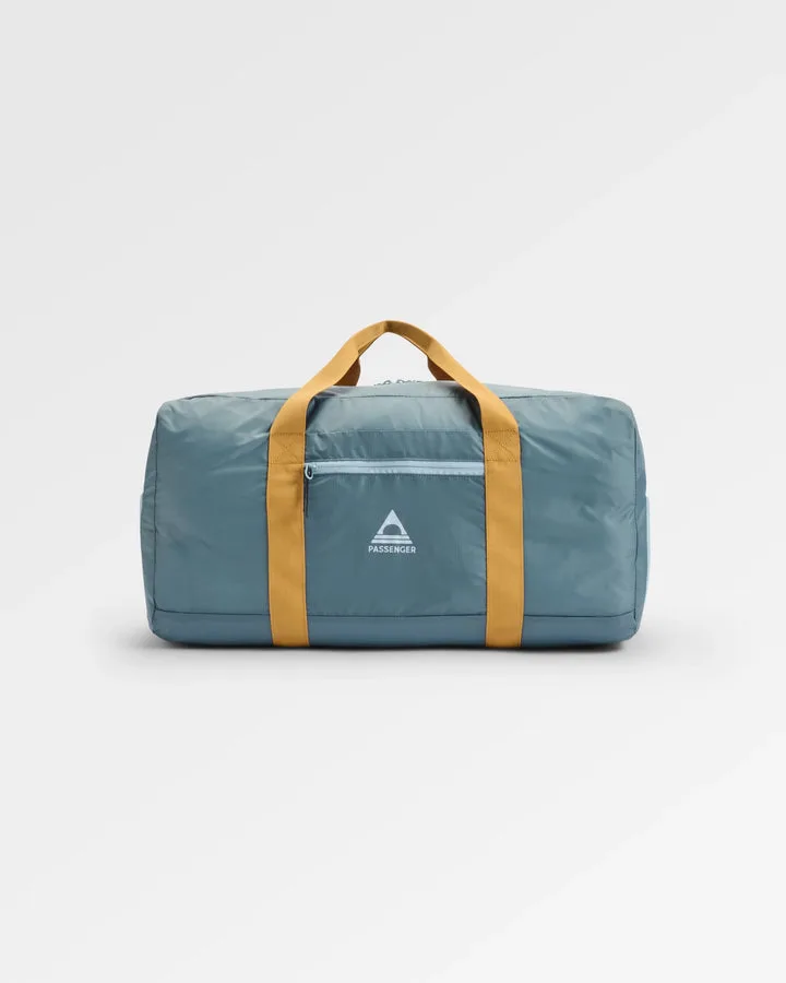 Travelscape 40L Packable Duffel Bag - Stormy Blue - Flatlay