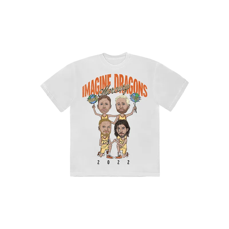 Mercury Tour Cartoon T Shirt